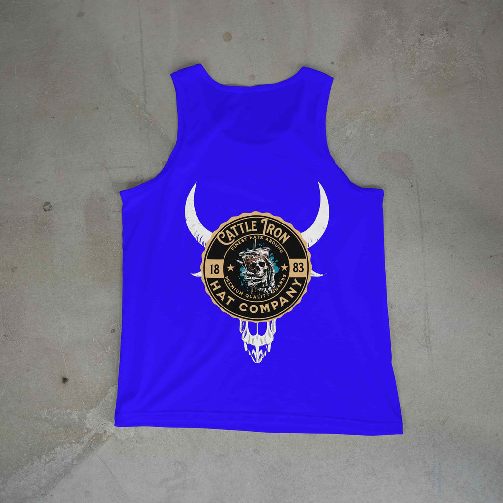 Camiseta sin mangas de Ganado, Hierro y Café