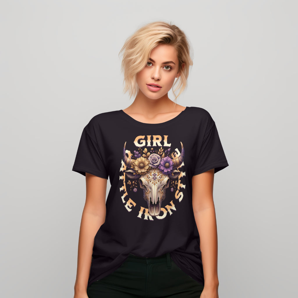 Camiseta de manga corta para mujer Cattle Iron