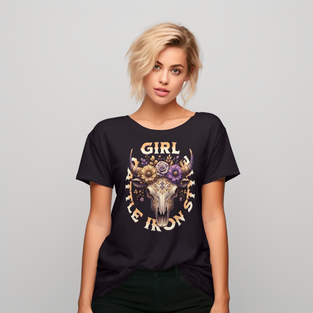 Camiseta de manga corta para mujer Cattle Iron