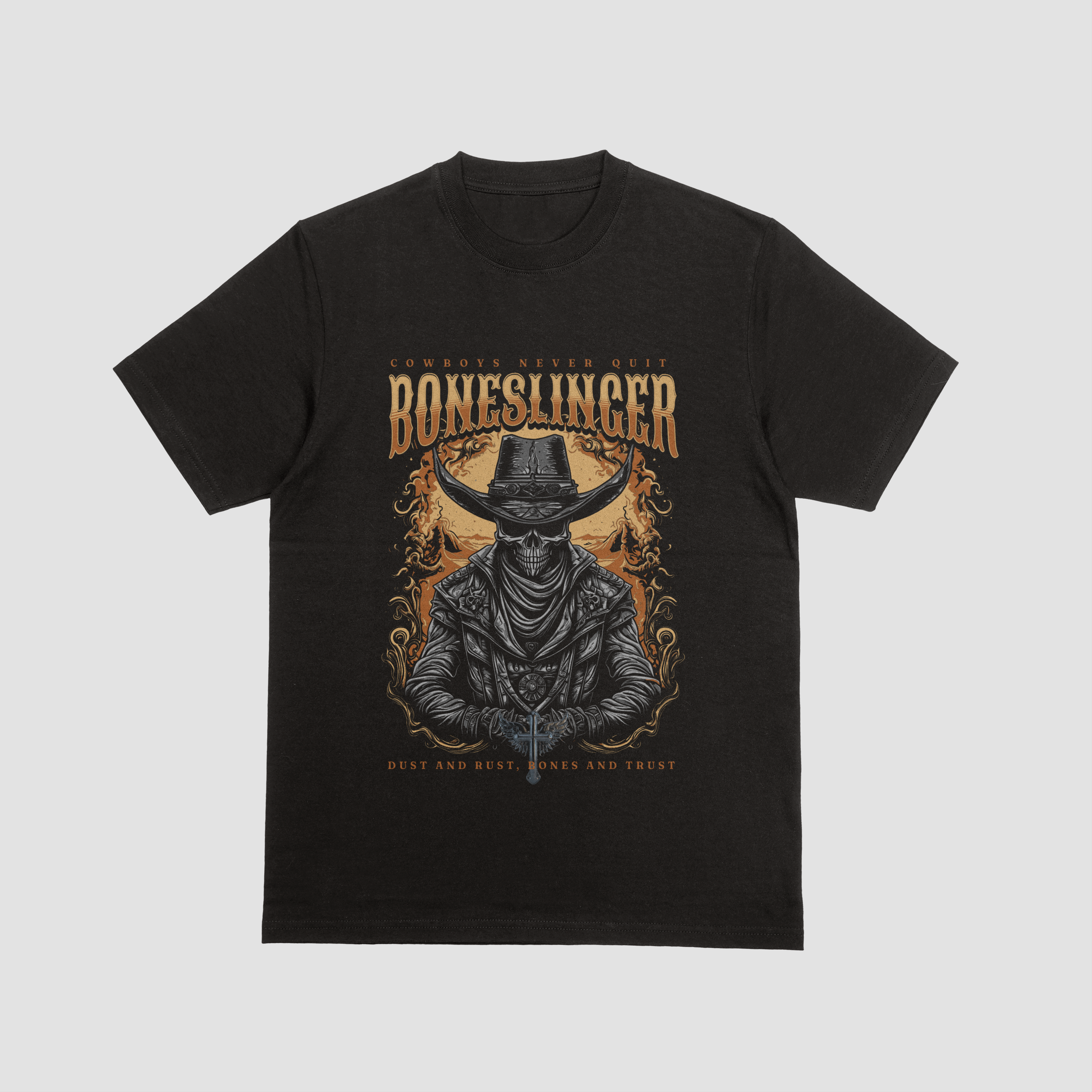 Kein Aufgeben in diesem Cowboy-Flanell