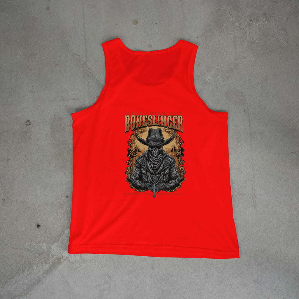 Kein Aufgeben in diesem Cowboy-Tanktop