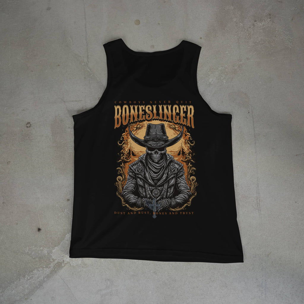 Kein Aufgeben in diesem Cowboy-Tanktop