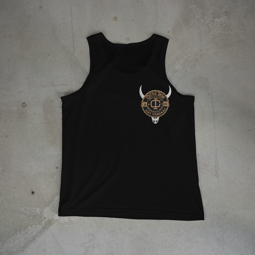 Kein Aufgeben in diesem Cowboy-Tanktop