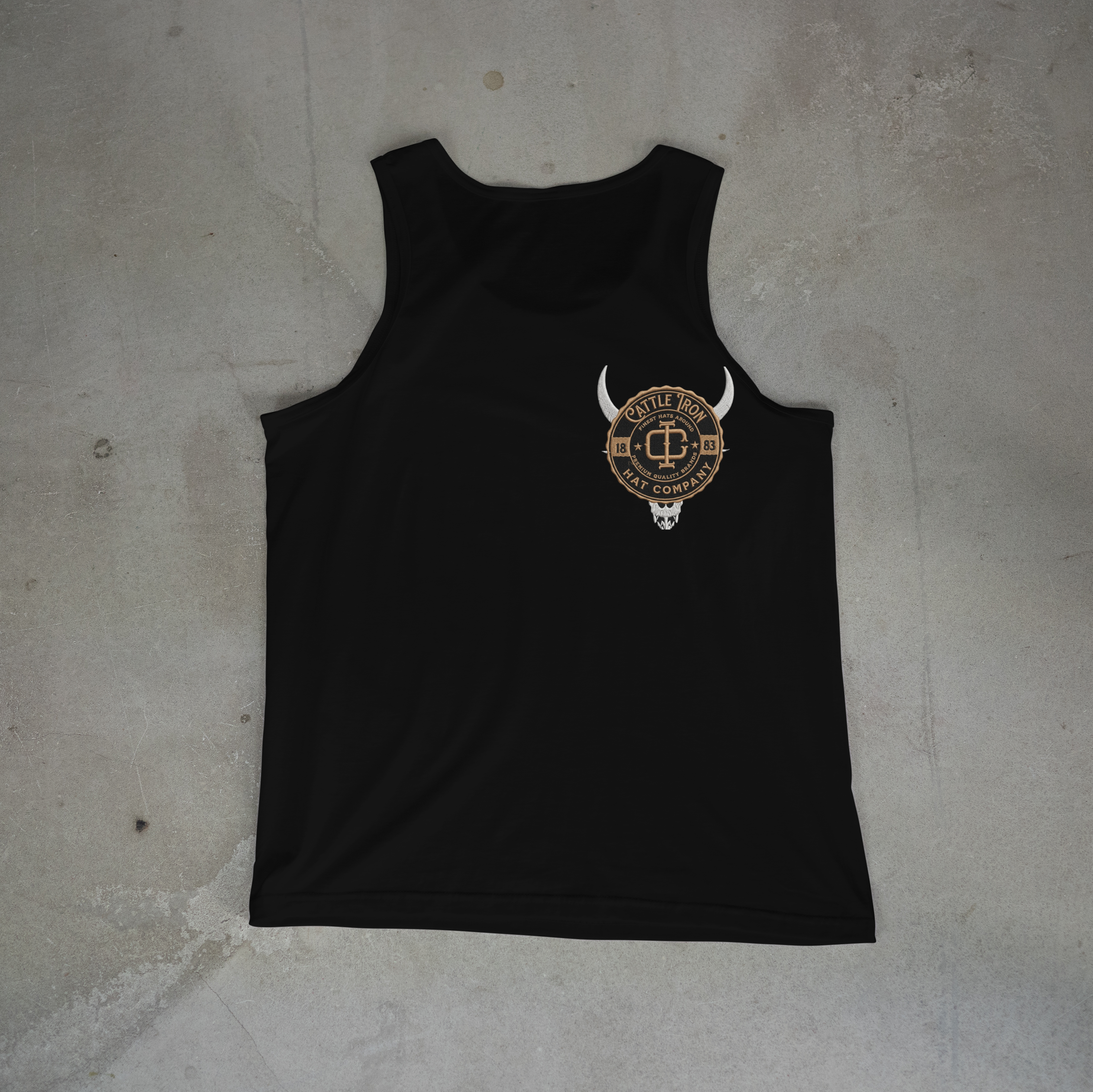 Kein Aufgeben in diesem Cowboy-Tanktop