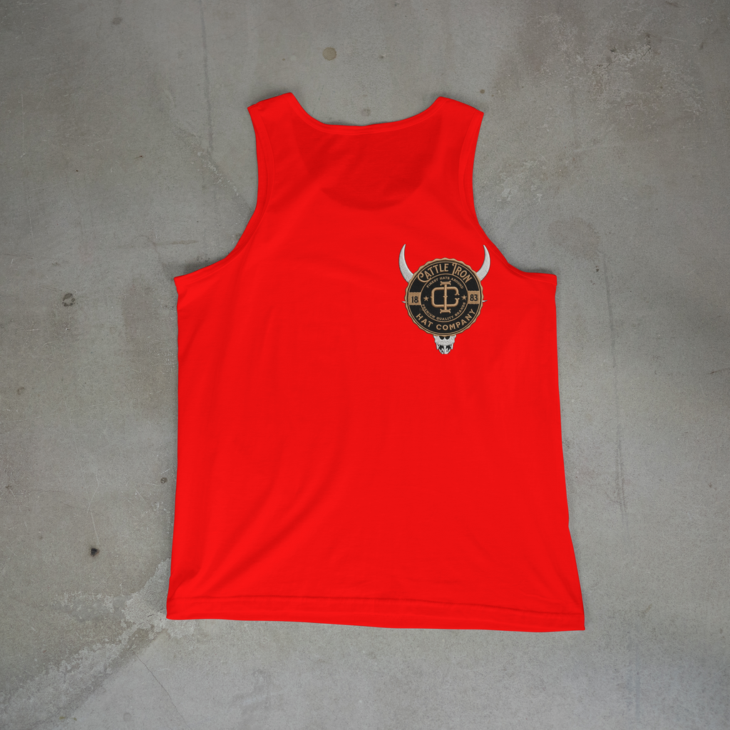 Kein Aufgeben in diesem Cowboy-Tanktop