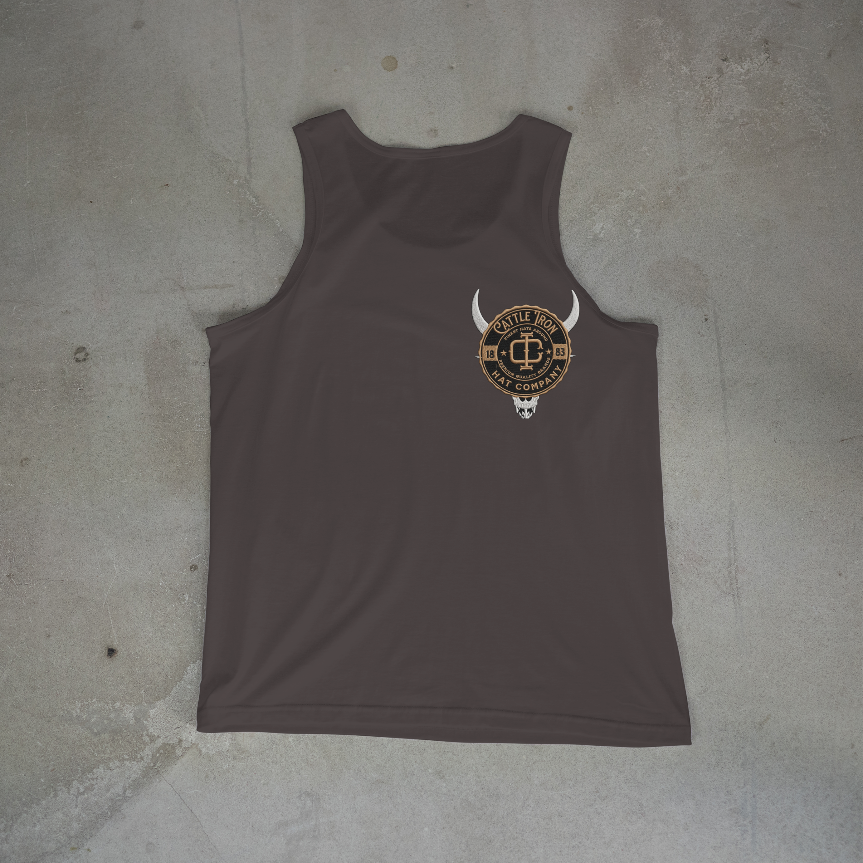 Kein Aufgeben in diesem Cowboy-Tanktop