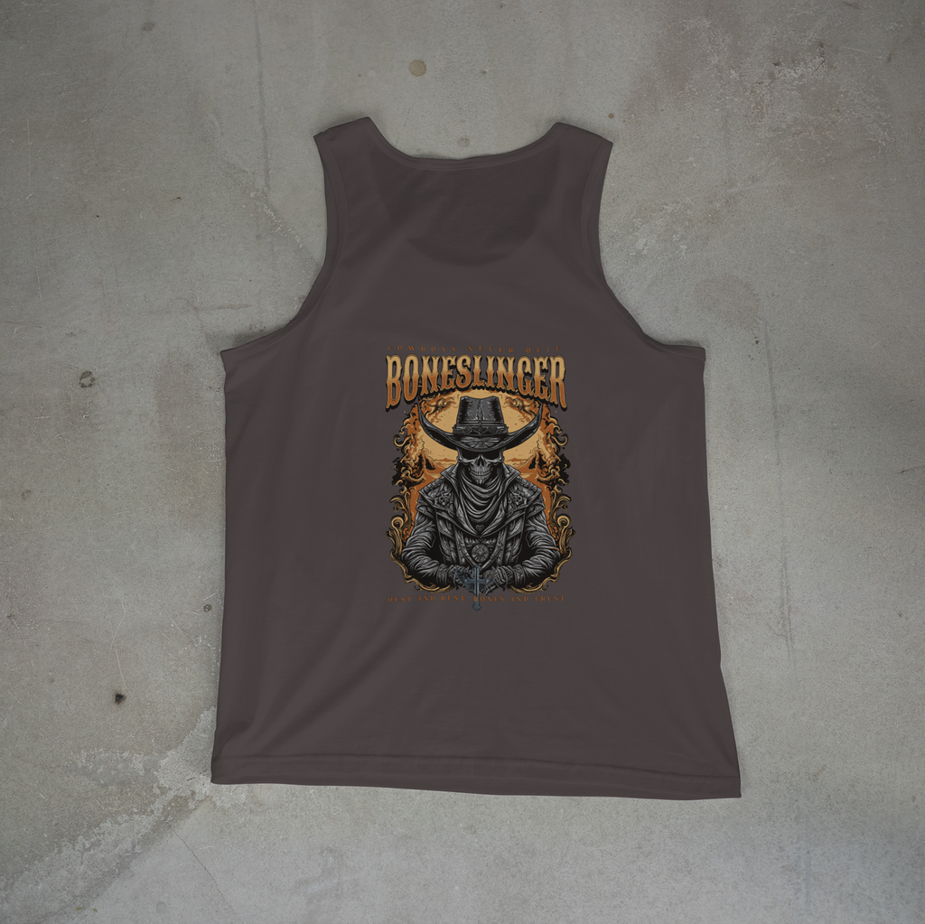 Kein Aufgeben in diesem Cowboy-Tanktop
